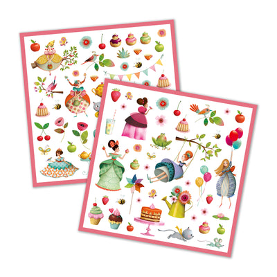 DJECO - 160 stickers "Princes Tea Party" (2x80stuks) 4+ - Le CirQue Kidsconceptstore 