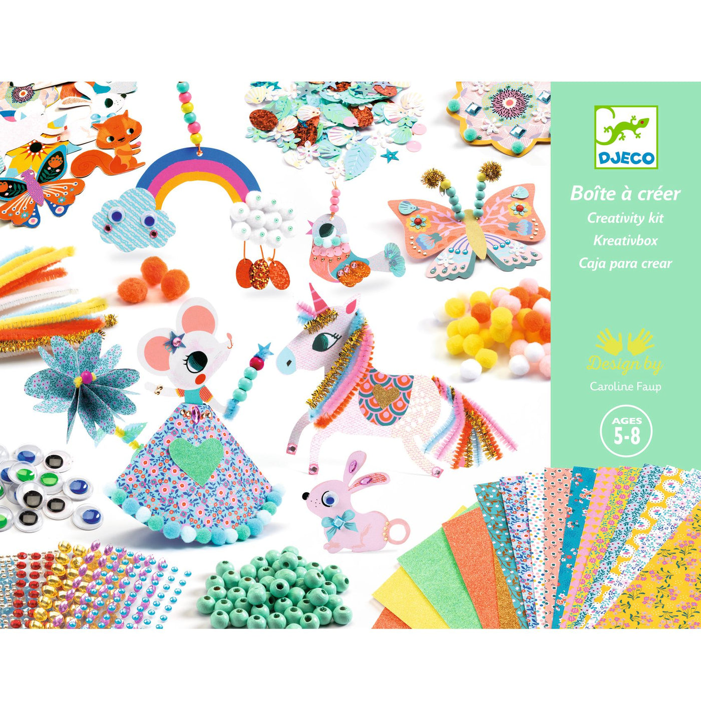 DJECO - Multi Knutseldoos "Creativity Kit Fairy" 5+ - Le CirQue Kidsconceptstore 