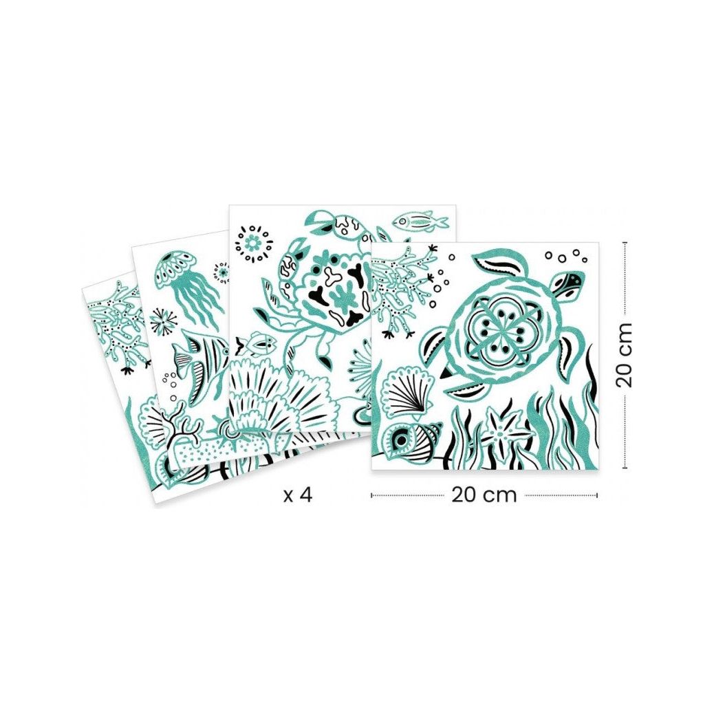 DJECO - Kleurplaten "Under the Sea" met Metallic 5+ - Le CirQue Kidsconceptstore 