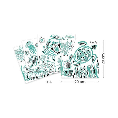 DJECO - Kleurplaten "Under the Sea" met Metallic 5+ - Le CirQue Kidsconceptstore 