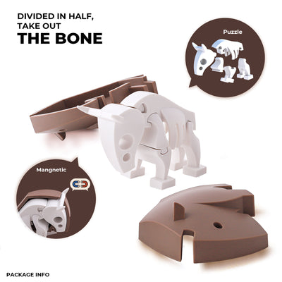 HALFTOYS - 3D Magnetic Toy "Gnu" - Le CirQue Kidsconceptstore 