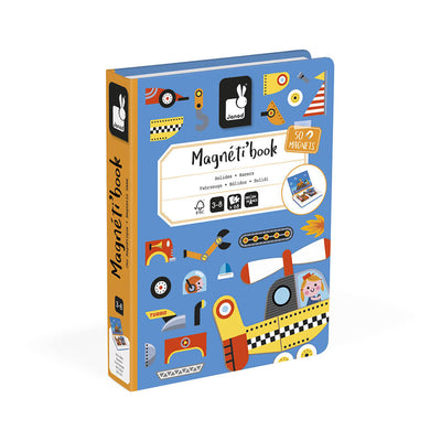 JANOD - Educatieve Puzzel - Magnéti'book Voertuigen 3+ - Le CirQue Kidsconceptstore 