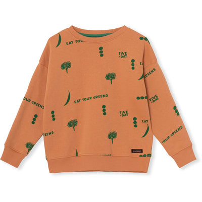 A MONDAY IN COPENHAGEN - Louis Blouse Verdant Green Print - Le CirQue Kidsconceptstore 