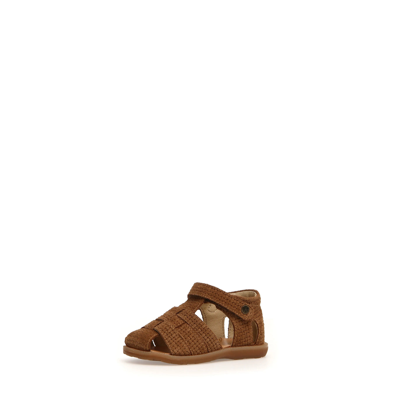 NATURINO - Zaffiro Suede Woven Brown - Le CirQue Kidsconceptstore 