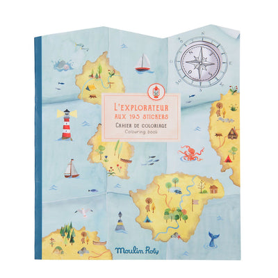 MOULIN ROTY - Kleur & Stickerboek "Le jardin du moulin" 6+ - Le CirQue Kidsconceptstore 