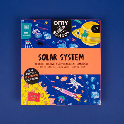OMY - Stickerposter Solar Systems (70cm x 100 cm) 7+ - Le CirQue Kidsconceptstore 