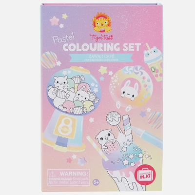 TIGER TRIBE - Kleurset Kawaii Cafe (Incl Vilstiften en Stickers) 5+ - Le CirQue Kidsconceptstore 