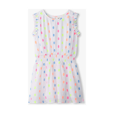 HATLEY - White Summer Dots Woven Play Dress - Le CirQue Kidsconceptstore 