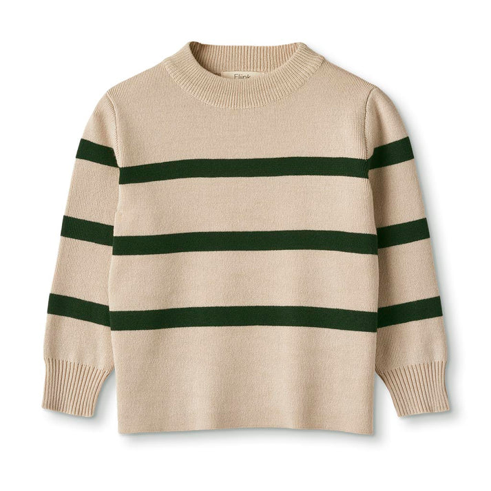 FLIINK - Stripe Pullover Seashell/Pinegrove - Le CirQue Kidsconceptstore 