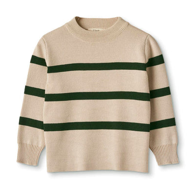 FLIINK - Stripe Pullover Seashell/Pinegrove - Le CirQue Kidsconceptstore 