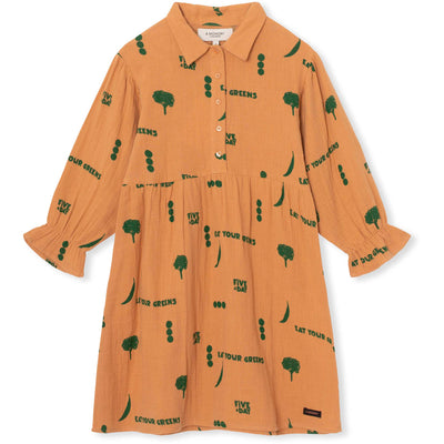 A MONDAY IN COPENHAGEN - Valerie Dress Verdant Green Print - Le CirQue Kidsconceptstore 