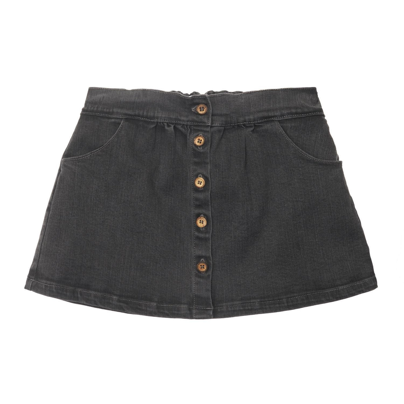 TOCOTO VINTAGE - Black Denim Skirt - Le CirQue Kidsconceptstore 