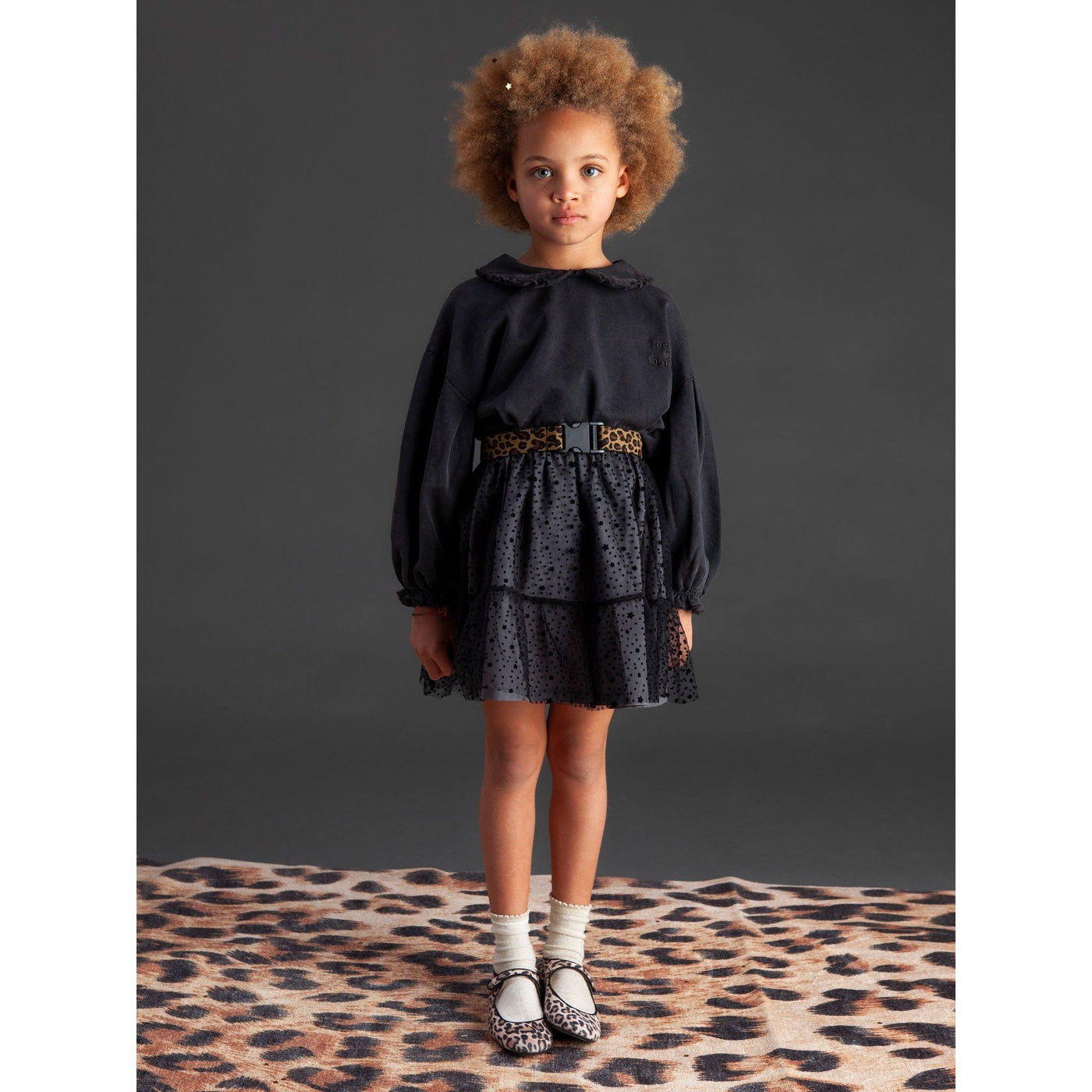 TOCOTO VINTAGE - Star Tulle Mini Skirt - Le CirQue Kidsconceptstore 