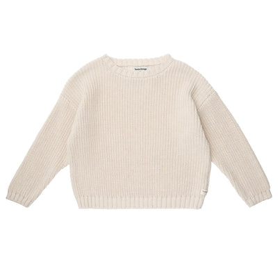 TOCOTO VINTAGE - Kid Pearl Knit Basic Off White - Le CirQue Kidsconceptstore 