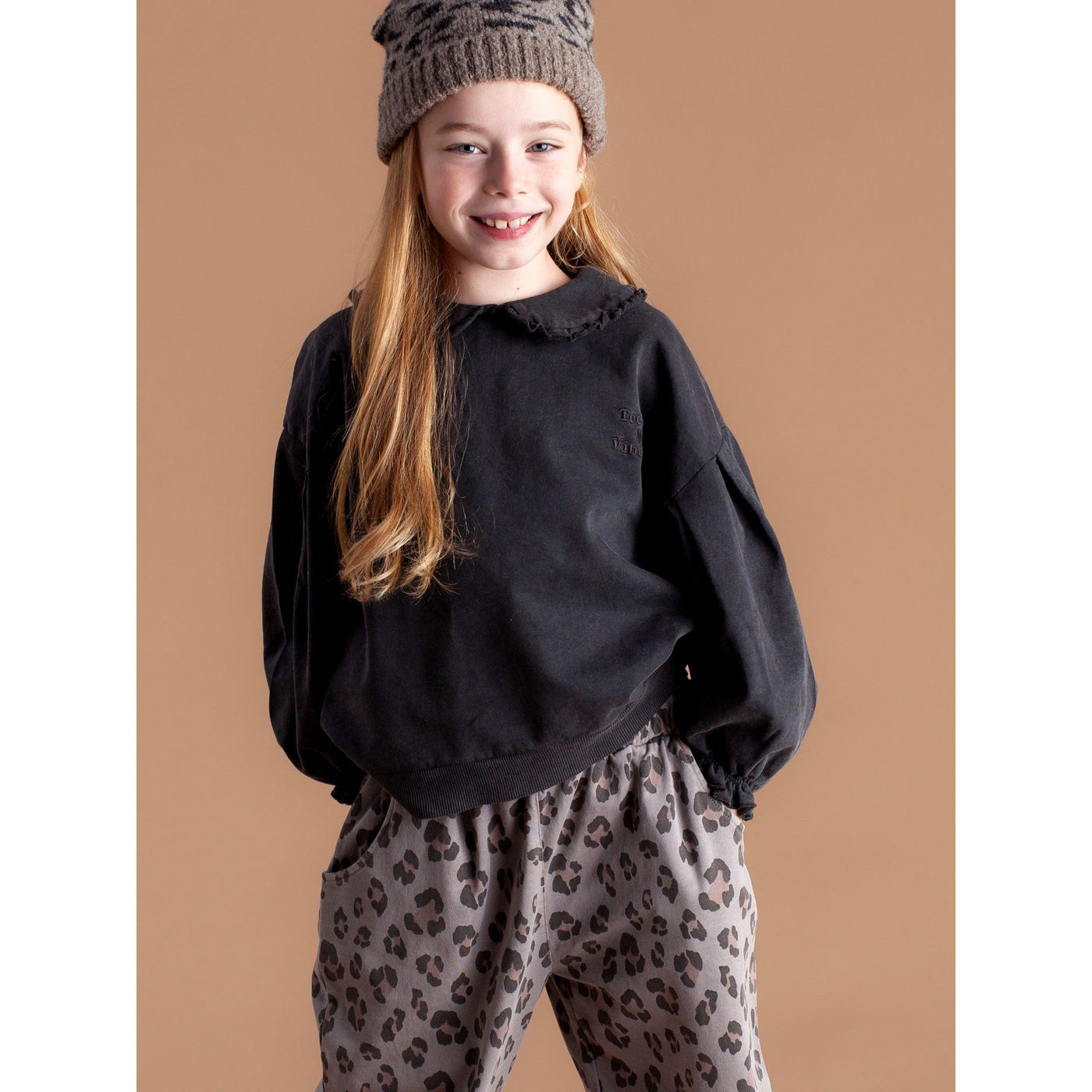TOCOTO VINTAGE - Bobo Collar Sweatshirt Pink - Le CirQue Kidsconceptstore 