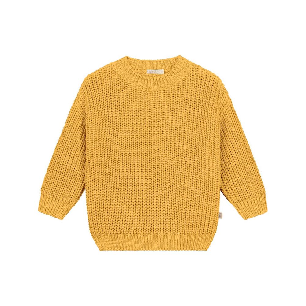 YUKI KIDSWEAR - Chunky Knitted Sweater Lemon (unisex) Presale - Le CirQue Kidsconceptstore 