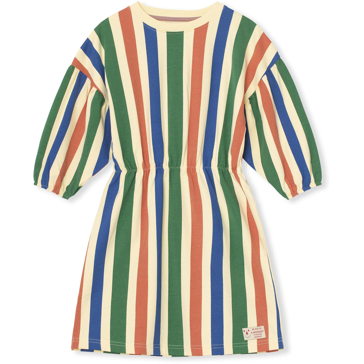 A MONDAY IN COPENHAGEN - Nanna Dress Verdant Green Stripes - Le CirQue Conceptstore