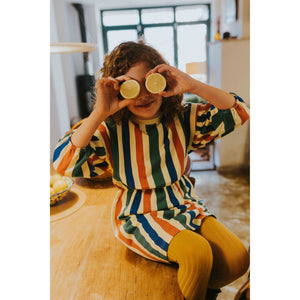A MONDAY IN COPENHAGEN - Nanna Dress Verdant Green Stripes - Le CirQue Conceptstore