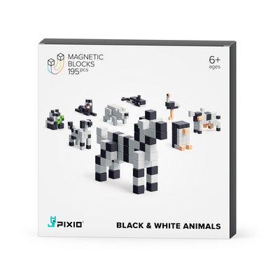 PIXIO - Magnetic Blocks Black&White Animals 6+ - Le CirQue Kidsconceptstore 