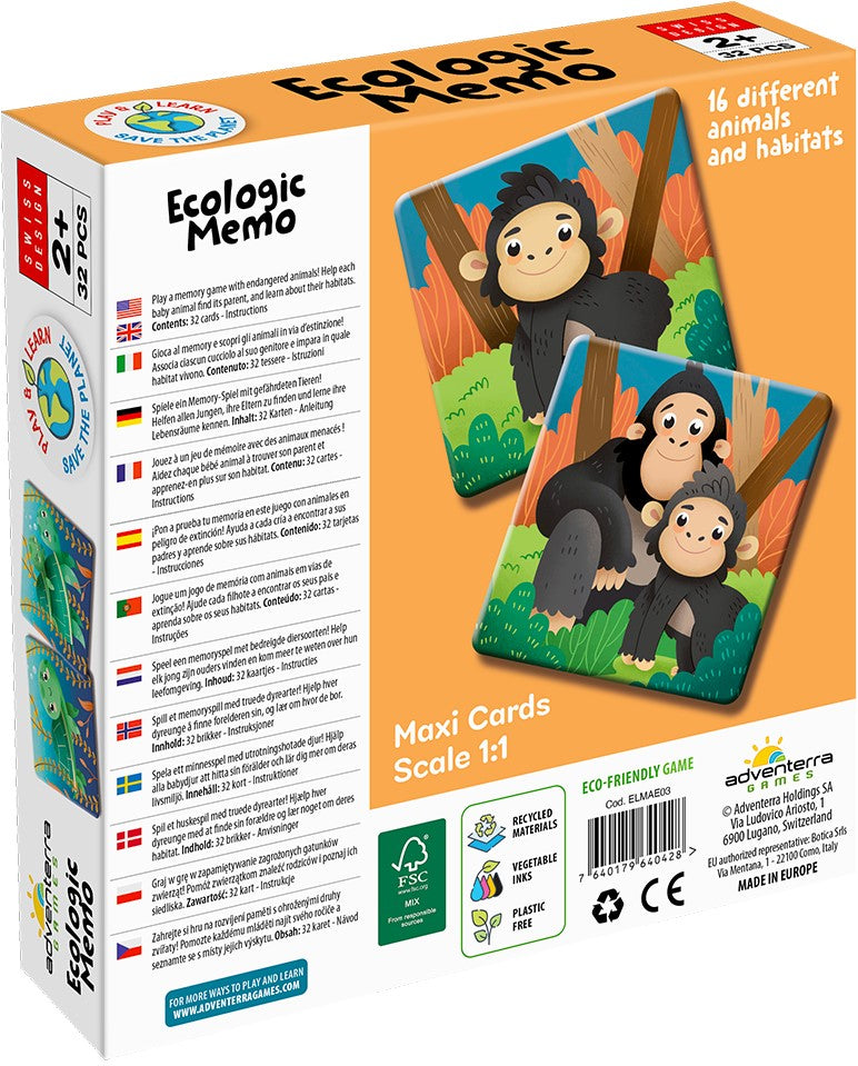 ADVENTERRA GAMES | Gezelschapsspel | Ecologic Memo