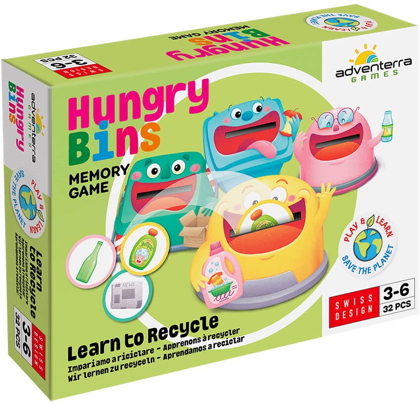 ADVENTERRA GAMES | Gezelschapsspel | Hungry Bins