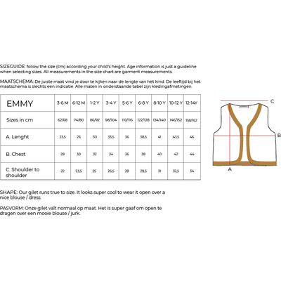 AMMEHOELA - Gilet all-over Print AM Emmy.15 - Le CirQue Kidsconceptstore 
