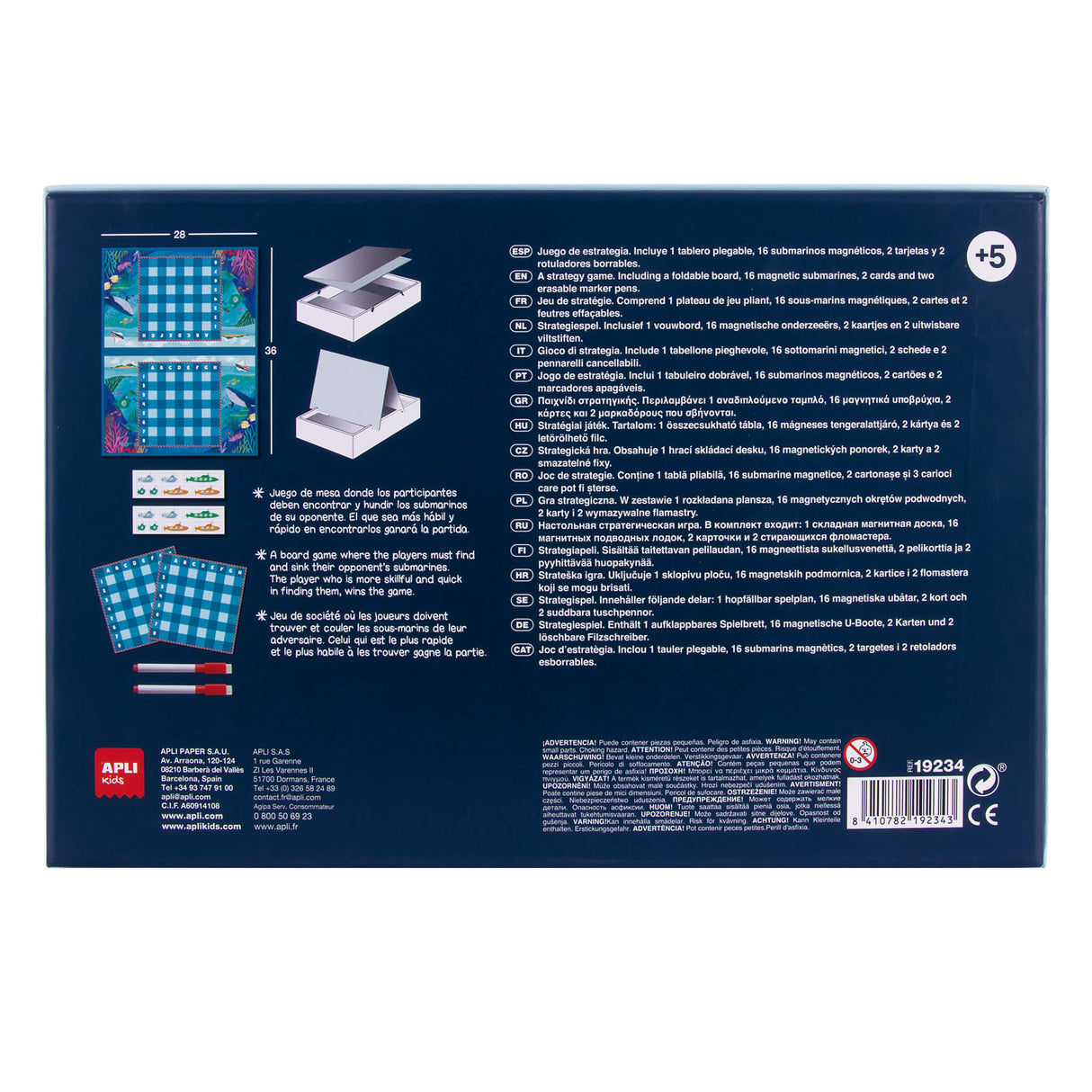 APLI | Gezelschapsspel | Zeeslag 5+ - Le CirQue Conceptstore