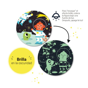 APLI | Puzzel | Glow In The Dark | Ruimte 4+ - Le CirQue Conceptstore
