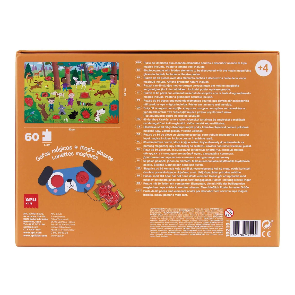 APLI | Zoek & Vind Puzzel | Honden 4+ - Le CirQue Conceptstore