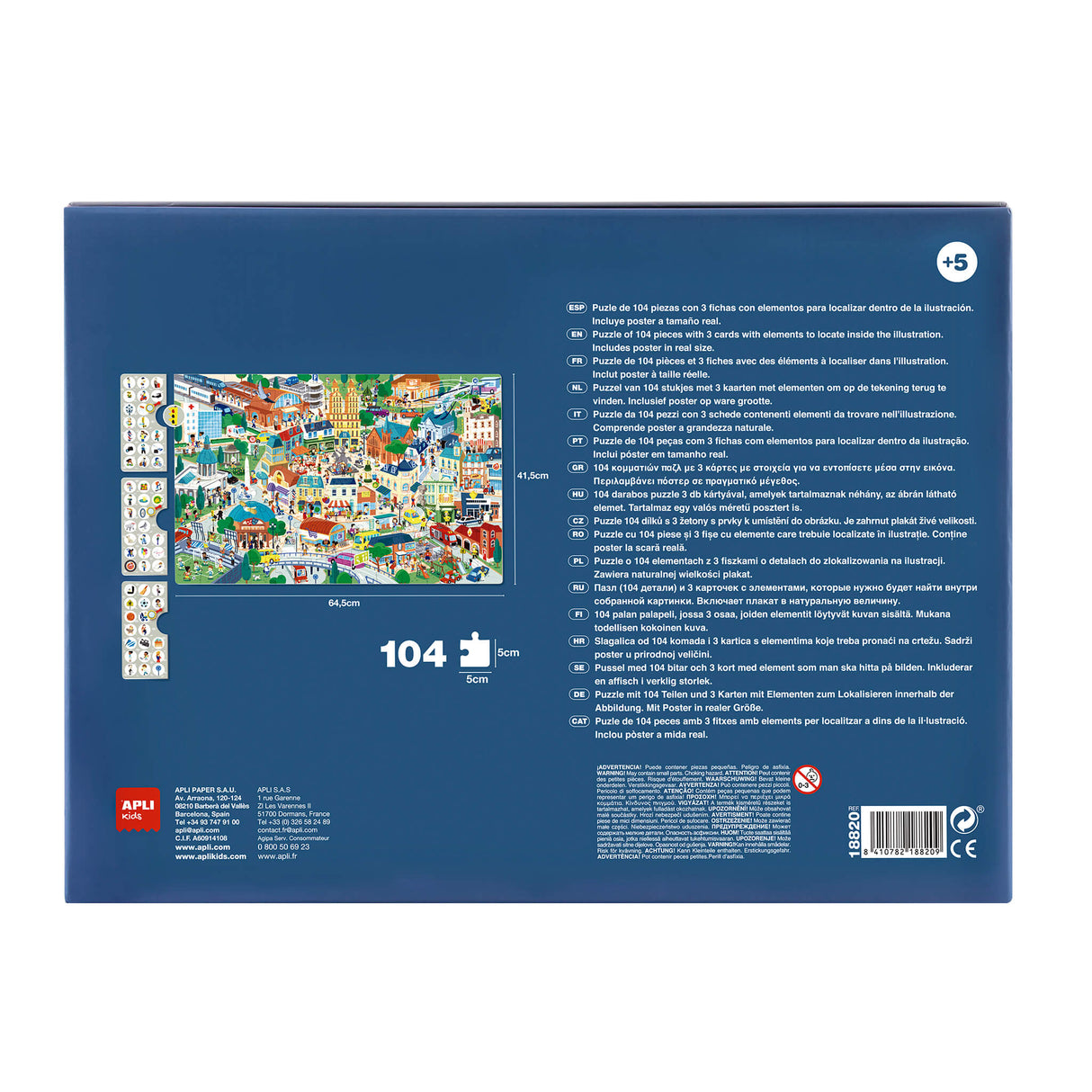 APLI | Zoek&Vind Puzzel | De Stad 5+ - Le CirQue Conceptstore