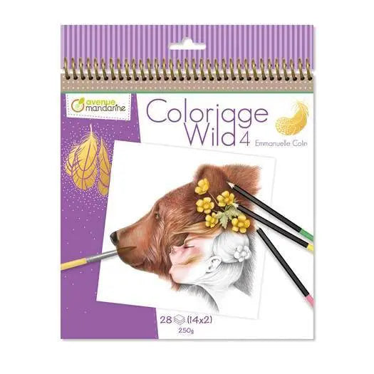 AVENUE MANDARINE - Coloriage Wild 4 (Illustratie Emmanuelle Colin) 8+ - Le CirQue Kidsconceptstore 