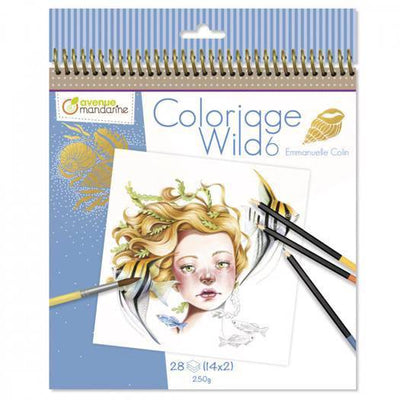 AVENUE MANDARINE - Kleurboek - Wild 6 (Illustratie Emmanuelle Colin) 8+ - Le CirQue Kidsconceptstore 