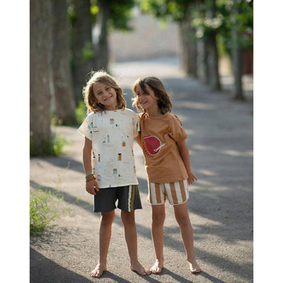 BABYCLIC - Shorts Stripes Clay - Le CirQue Kidsconceptstore 