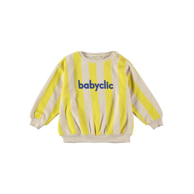 BABYCLIC - Sweatshirt Stripes Lemon - Le CirQue Kidsconceptstore 