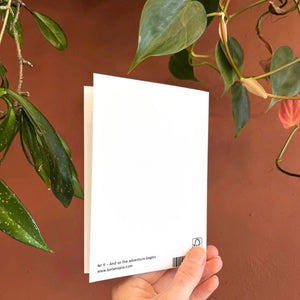 BOTANOPIA | Wenskaart | And so the adventure begin - Le CirQue Conceptstore