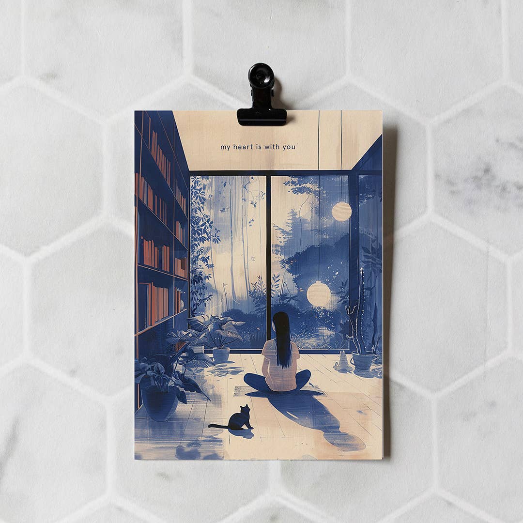 BOTANOPIA | Wenskaart | My heart is with you - Le CirQue Conceptstore