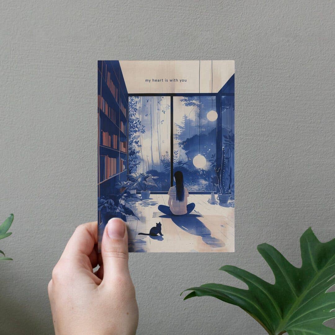 BOTANOPIA | Wenskaart | My heart is with you - Le CirQue Conceptstore