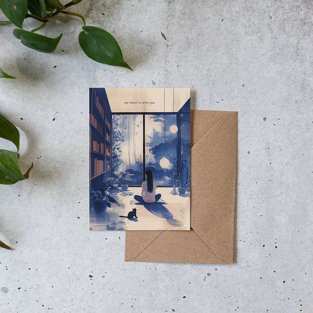 BOTANOPIA | Wenskaart | My heart is with you - Le CirQue Conceptstore