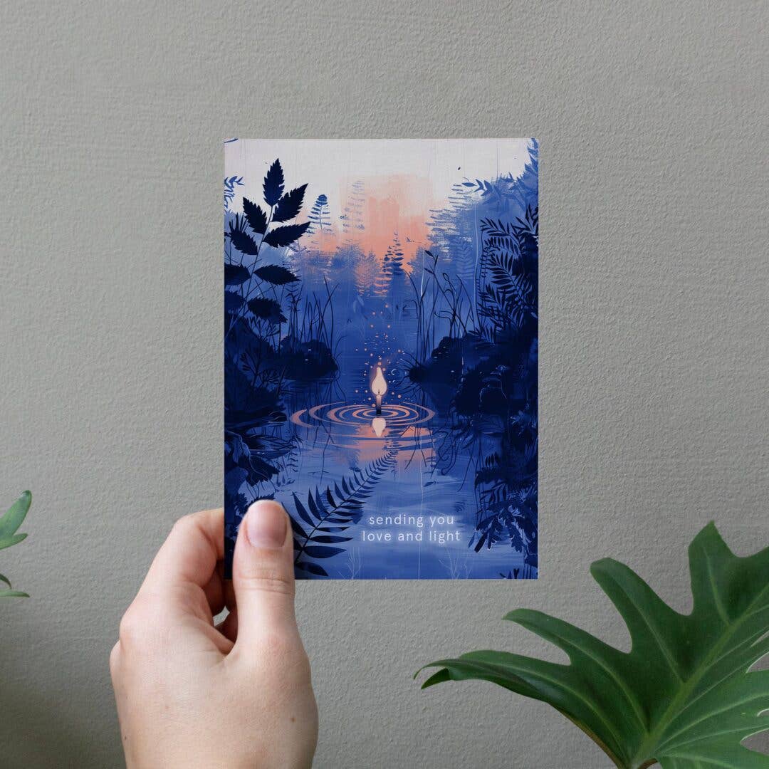 BOTANOPIA | Wenskaart | Sending you love and light - Le CirQue Conceptstore