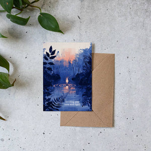 BOTANOPIA | Wenskaart | Sending you love and light - Le CirQue Conceptstore