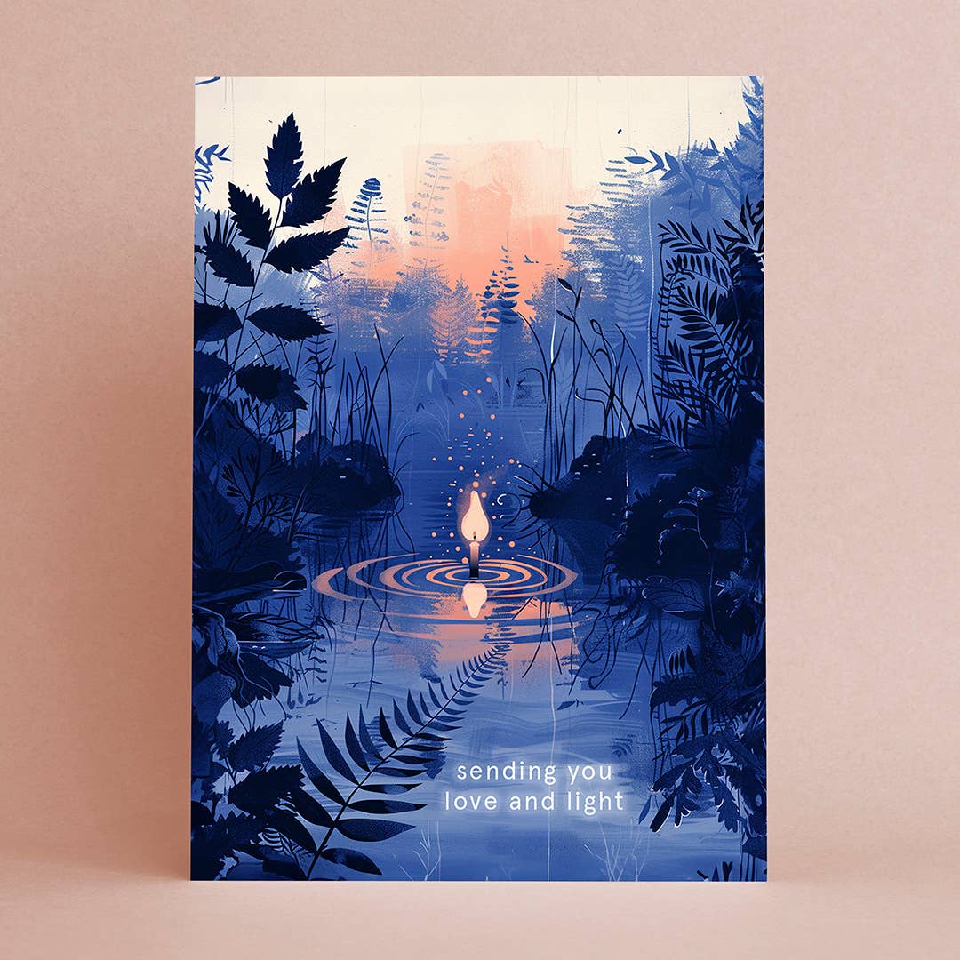 BOTANOPIA | Wenskaart | Sending you love and light - Le CirQue Conceptstore