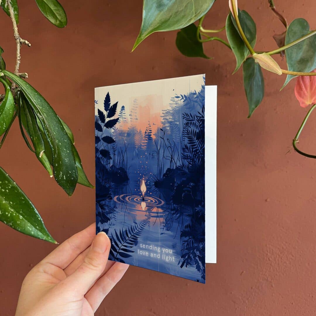 BOTANOPIA | Wenskaart | Sending you love and light - Le CirQue Conceptstore