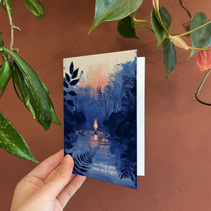 BOTANOPIA | Wenskaart | Sending you love and light - Le CirQue Conceptstore