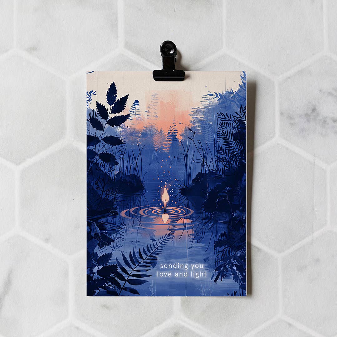 BOTANOPIA | Wenskaart | Sending you love and light - Le CirQue Conceptstore
