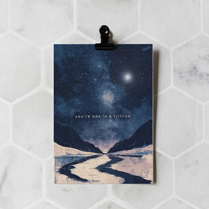 BOTANOPIA | Wenskaart | You're one in a trillion - Le CirQue Conceptstore