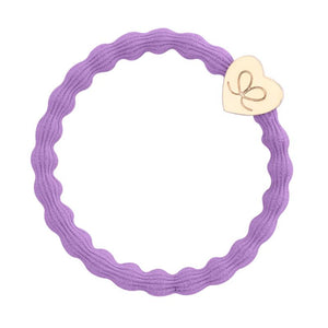 BY ELOISE | Haarelastiek | Gold Heart Lilac - Le CirQue Conceptstore