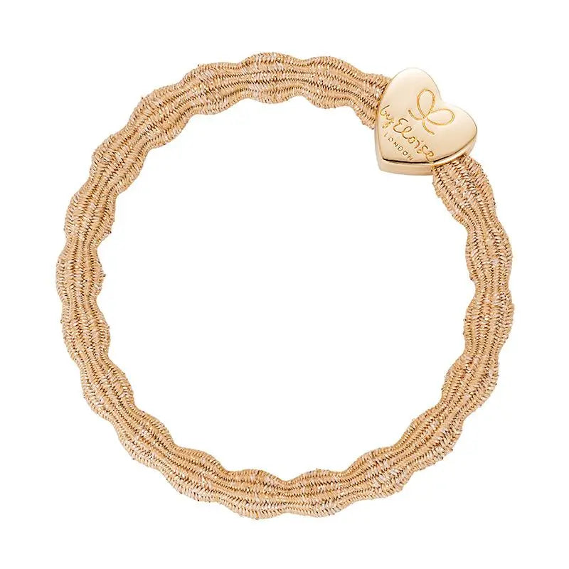 BY ELOISE | Haarelastiek | Metallic Gold Heart Gold - Le CirQue Conceptstore