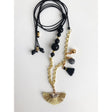BYMELO - Halsketting - Zwart Met Goud - Le CirQue Conceptstore