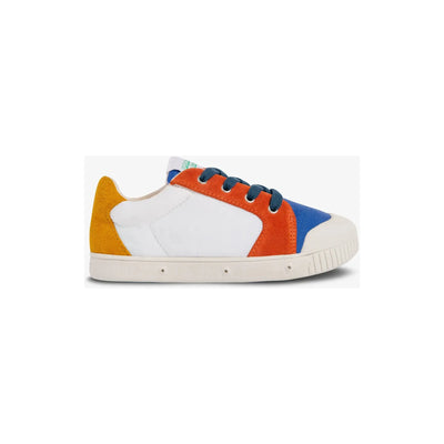 SPRINGCOURT - Low Top Sneakers White/Yellow - Le CirQue Kidsconceptstore 