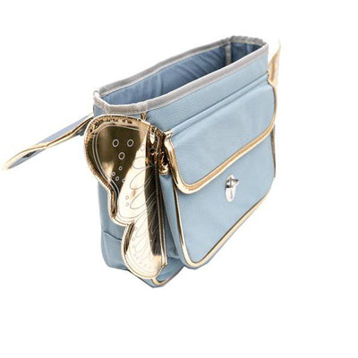 CARAMEL&CIE - Lichtblauw met gouden vleugels (Mini) - Le CirQue Kidsconceptstore 